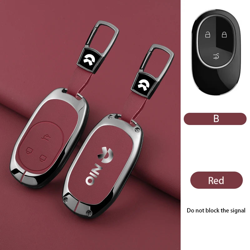 NIO  — Zinc Alloy Key Fob Case & Keychain Cover
