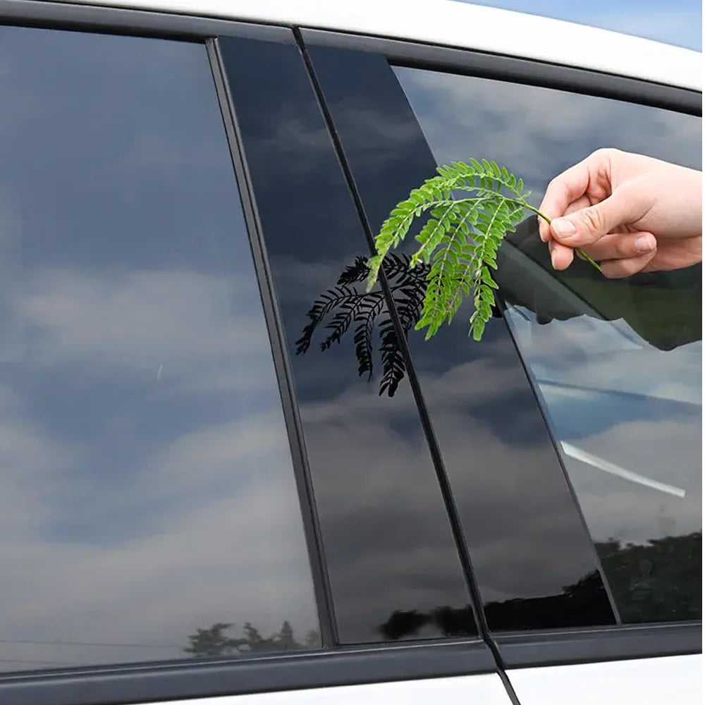 NIO EL6 — B-Pillar Anti-Scratch Mirror PC Sticker Protection Set of 4 (2023–2026)
