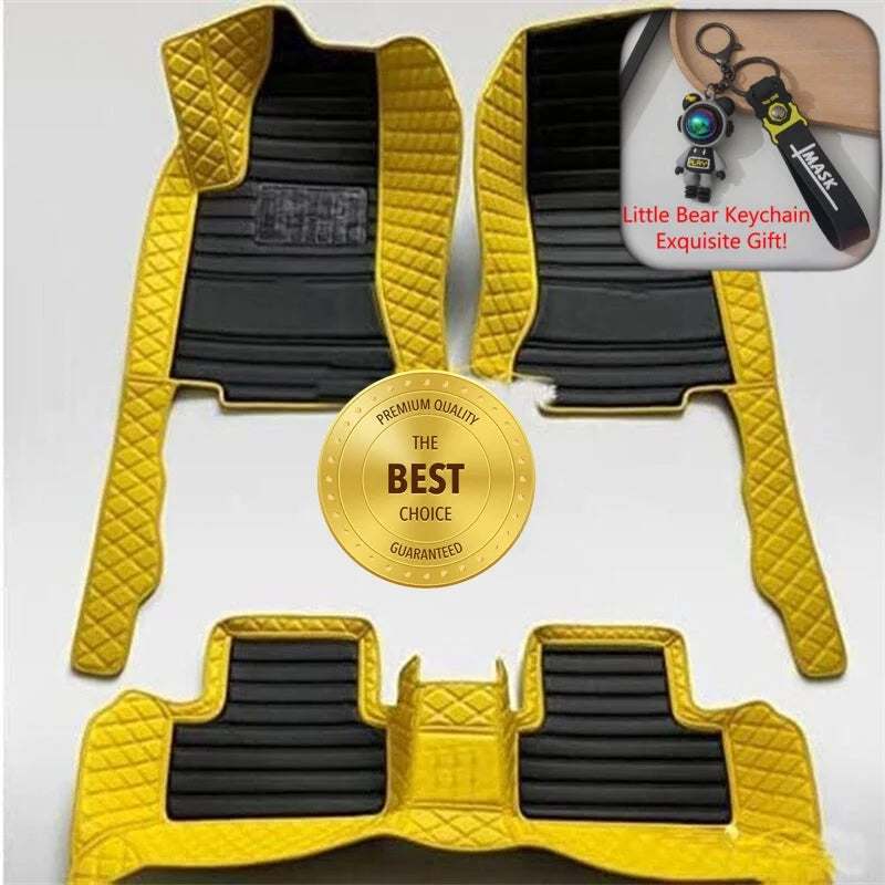 ROX ADAMAS — Custom-Fit PU Leather Luxury Floor Mats, LHD & RHD, All-Weather (2025–2026)