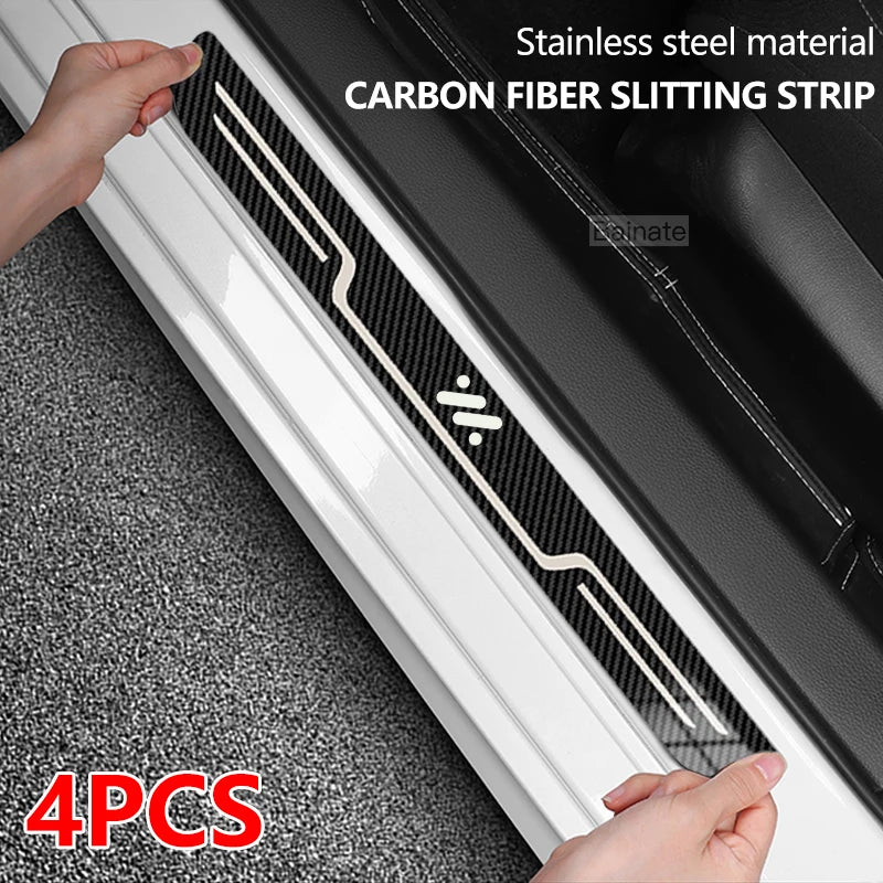 Universal Car Door Sill Protector Plates