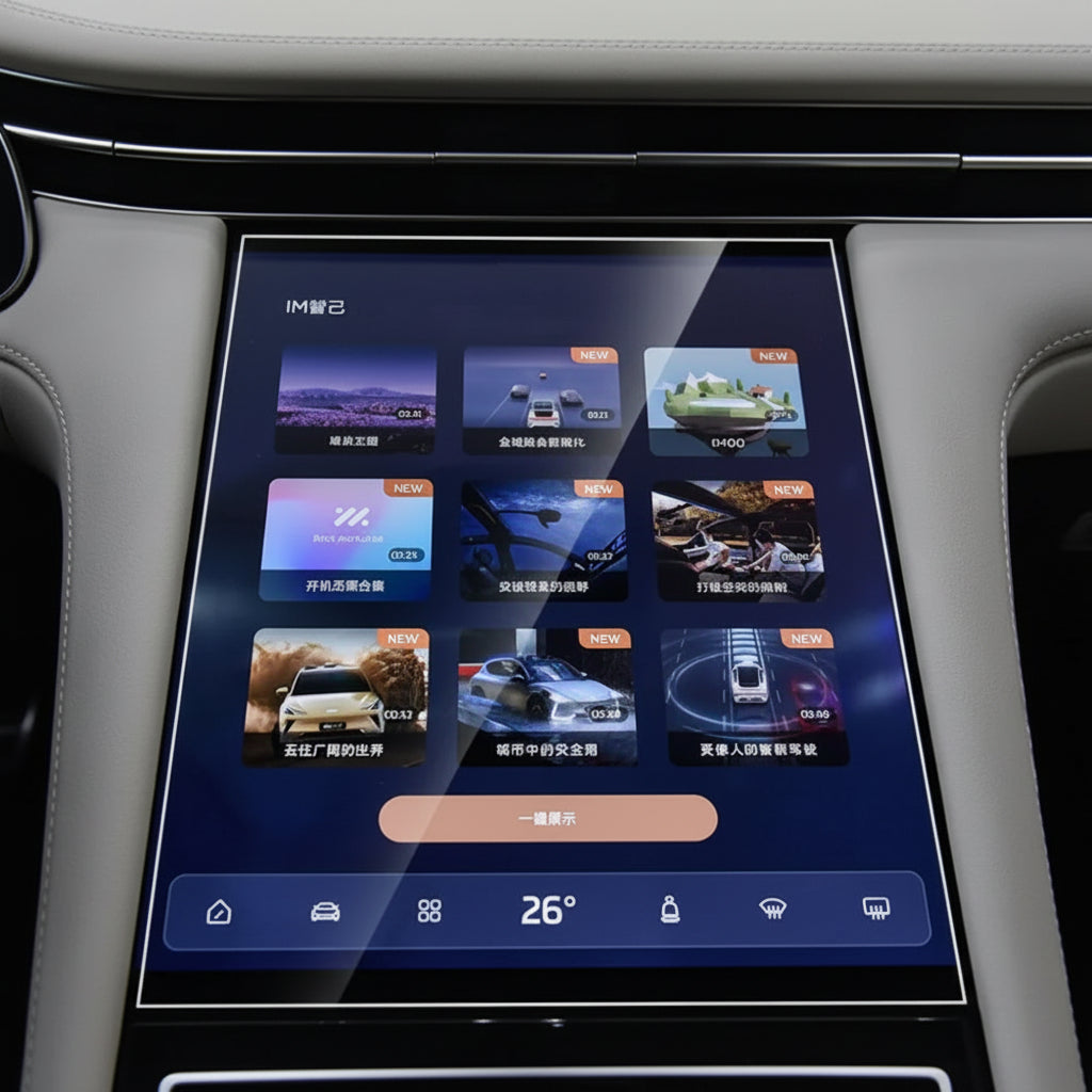iM L6 / L7 / LS6 / LS7 — Tempered Glass Screen Protector (GPS & Dashboard Display)