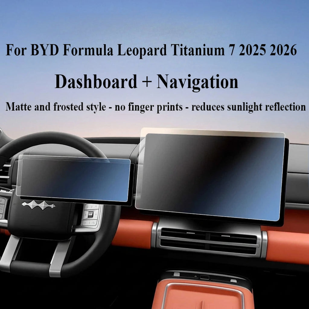 BYD Leopard / Titanium 7 — Tempered Glass Navigation Screen Protector (2025–2026)