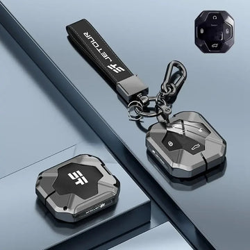 Jetour T2 Traveller — Zinc Alloy & Leather Full Cover Key Case & Keychain (2023–2024)
