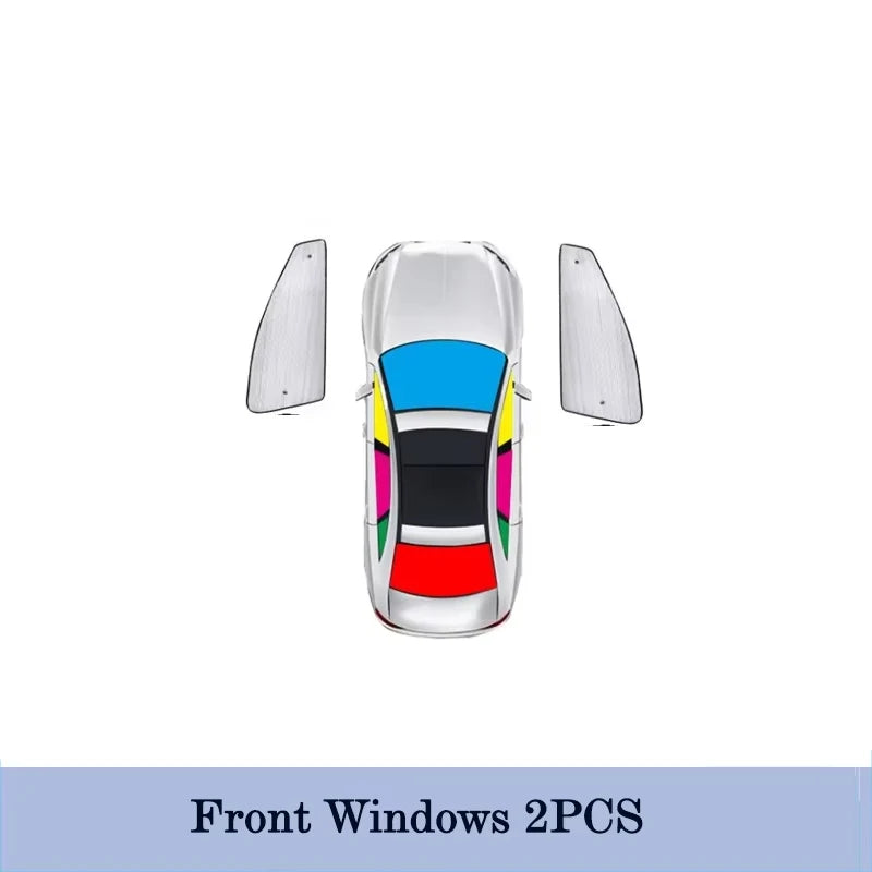 DEEPAL S05 — Blackout Magnetic Window Sunshades & Windshield Visor, Full Coverage (2024–2026)