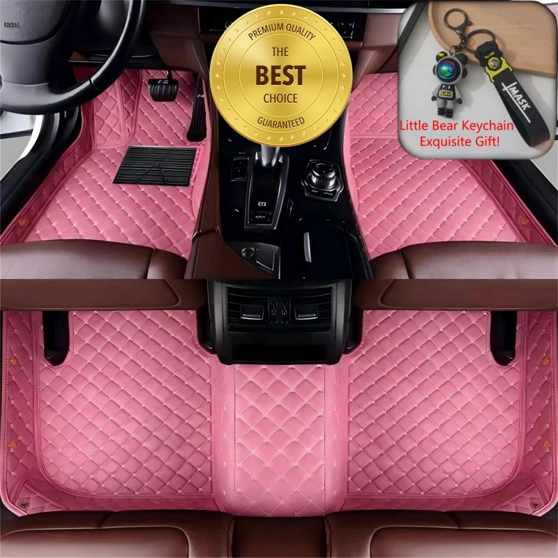 ROX ADAMAS — Custom-Fit PU Leather Luxury Floor Mats, LHD & RHD, All-Weather (2025–2026)