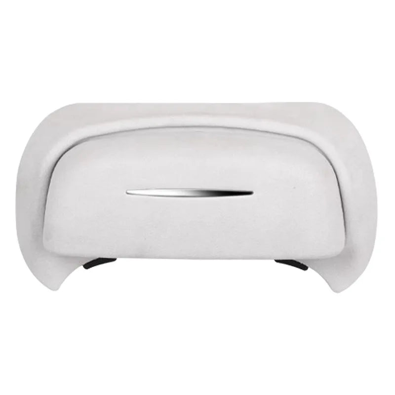 DEEPAL G318 — Suede Roof-Mounted Sunglasses Holder & Multi-Function Storage Case