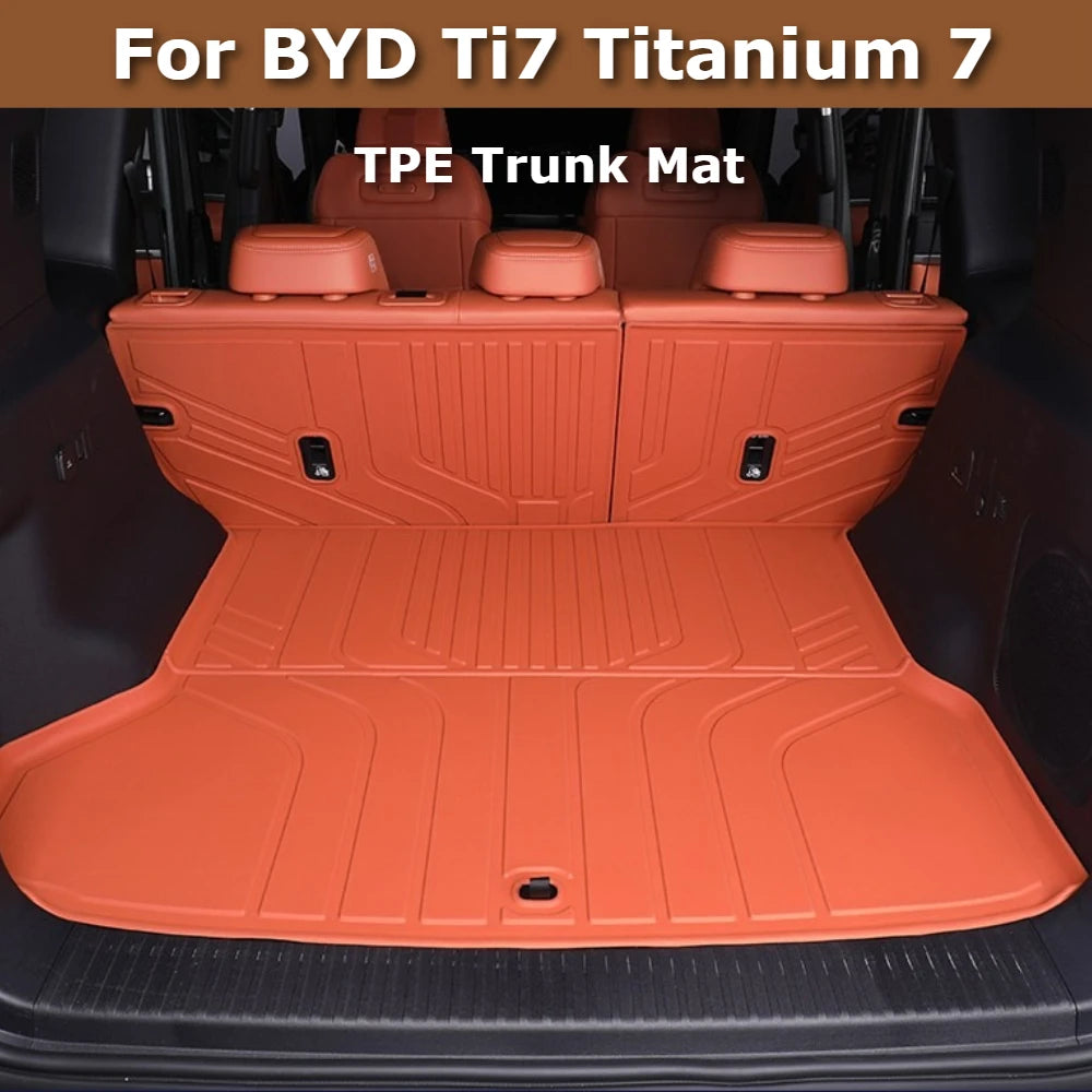 BYD Leopard Ti7 / Titanium 7 — Upgraded Pro+ TPE Full-Coverage Boot Mat & Cargo Tray (2025–2026)