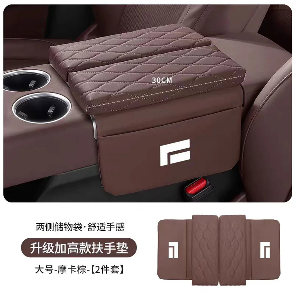 ROX ADAMAS — Double Door Armrest Box Height-Raising Pad & Storage Bag (2026)