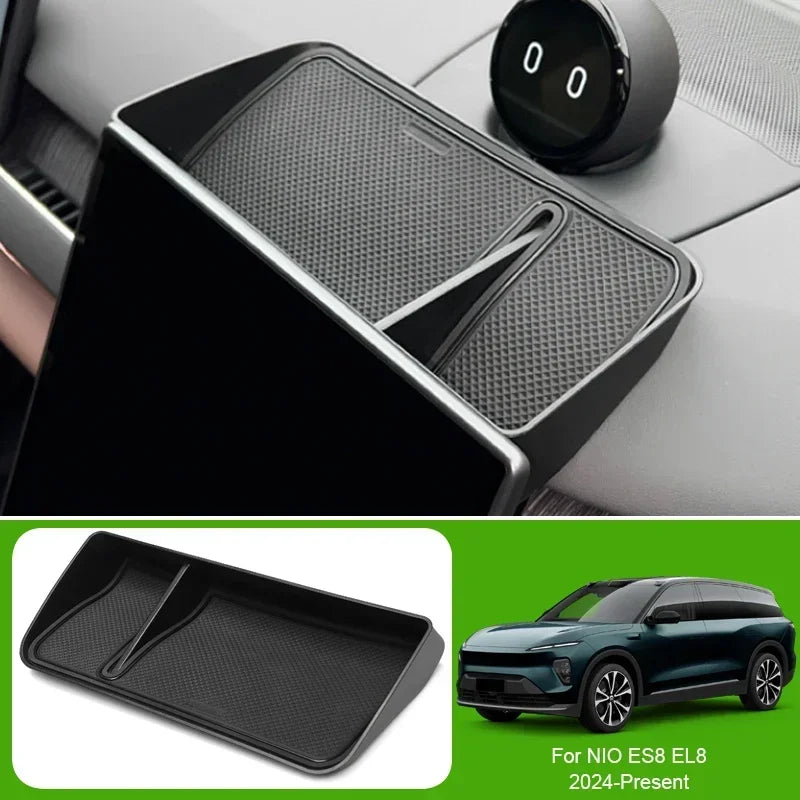 NIO EL8 — ABS Armrest & Under-Screen Console Storage Organiser Tray (2024–Present)
