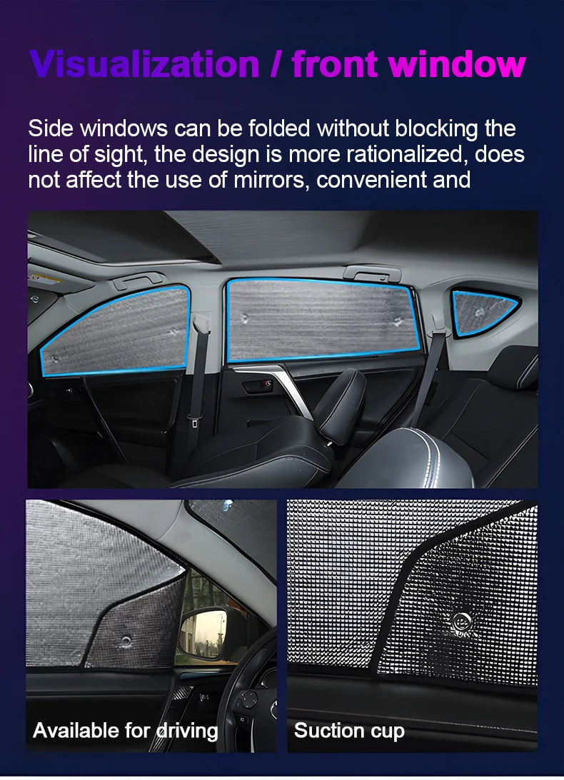 Full Sunshade Set – Windshield & Window Visor Cover | For Zeekr 7X (2024–2026)