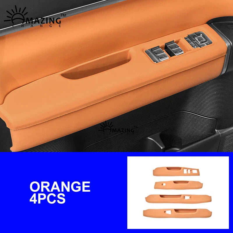 BYD Leopard 7 / Titanium 7 — Silicone Door Inner Handle Pad & Lift Panel Cover (2025–2026)
