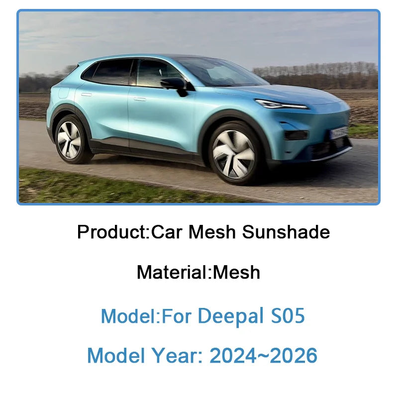DEEPAL S05 — Magnetic Mesh UV Protection Window Sunshades & Windshield Cover (2024–2026)