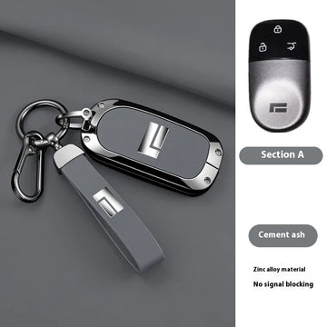 ROX 01 — Zinc Alloy & Leather Key Fob Case & Keychain (2023–2025)