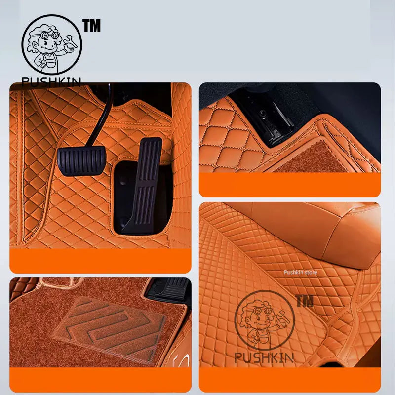 BYD Leopard TAI 7 / Titanium 7 — Automotive-Grade PU Leather Floor Mats (2025–2026)