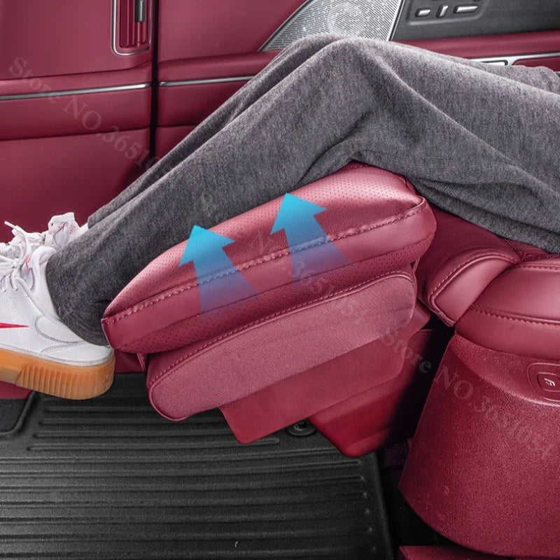 NIO EL8 — Mid-Row Leg Rest & Lumbar Support Cushion with Heightening Pad (2026)