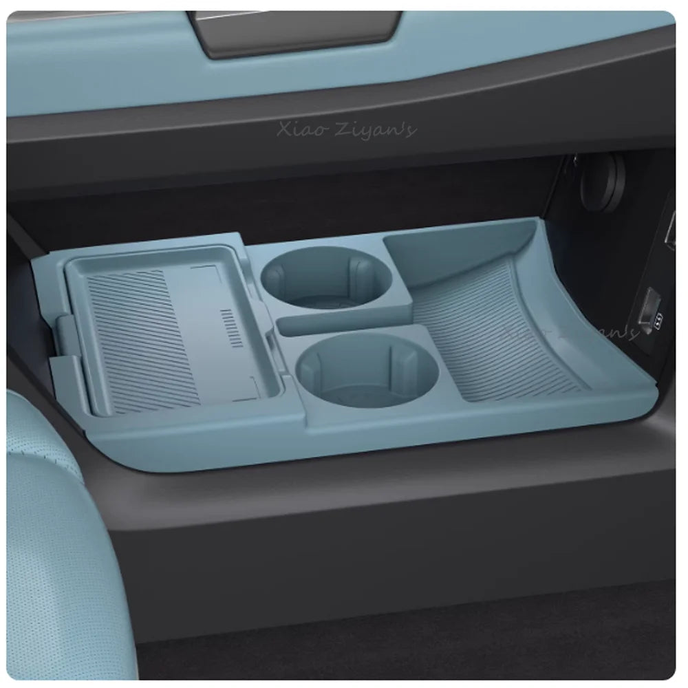 Jetour T1 — Centre Console Storage Box, Wireless Charging Pad & Cup Holder Cover (2024–2026)