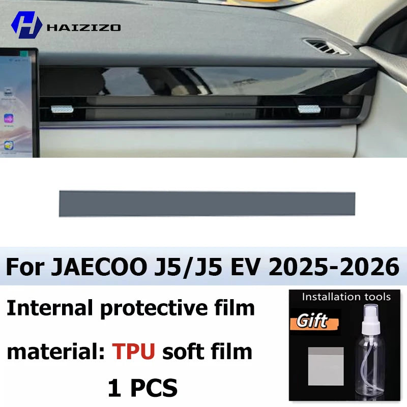 Jaecoo J5 / J5 EV — Matte TPU Interior Screen & Console Protective Film Kit, LHD & RHD (2025–2026)