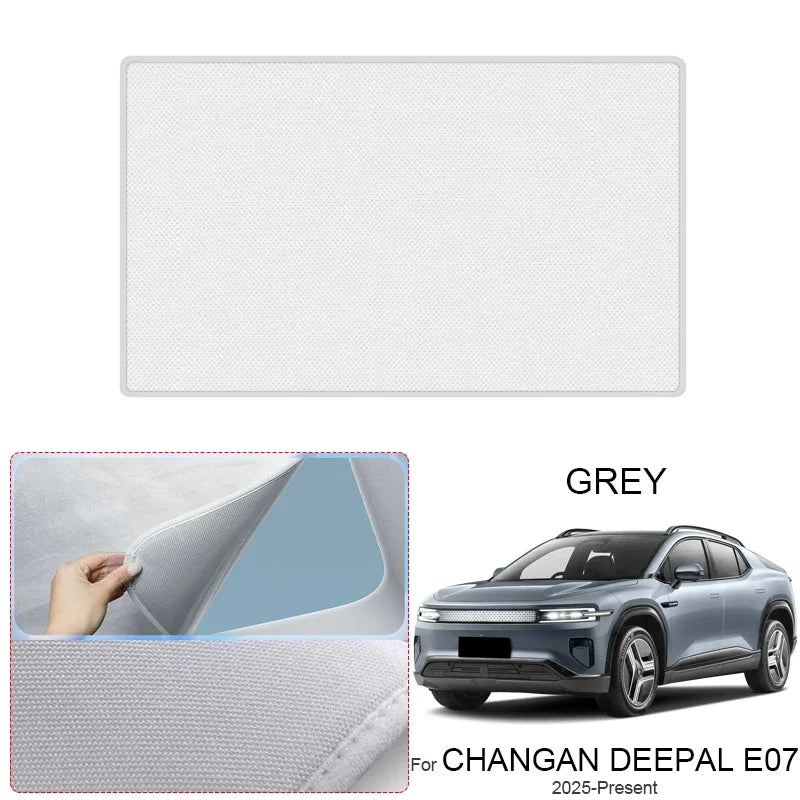 DEEPAL E07 — Suede Electrostatic Sunroof Sunshade, UV & Heat Insulation (2025–2026)