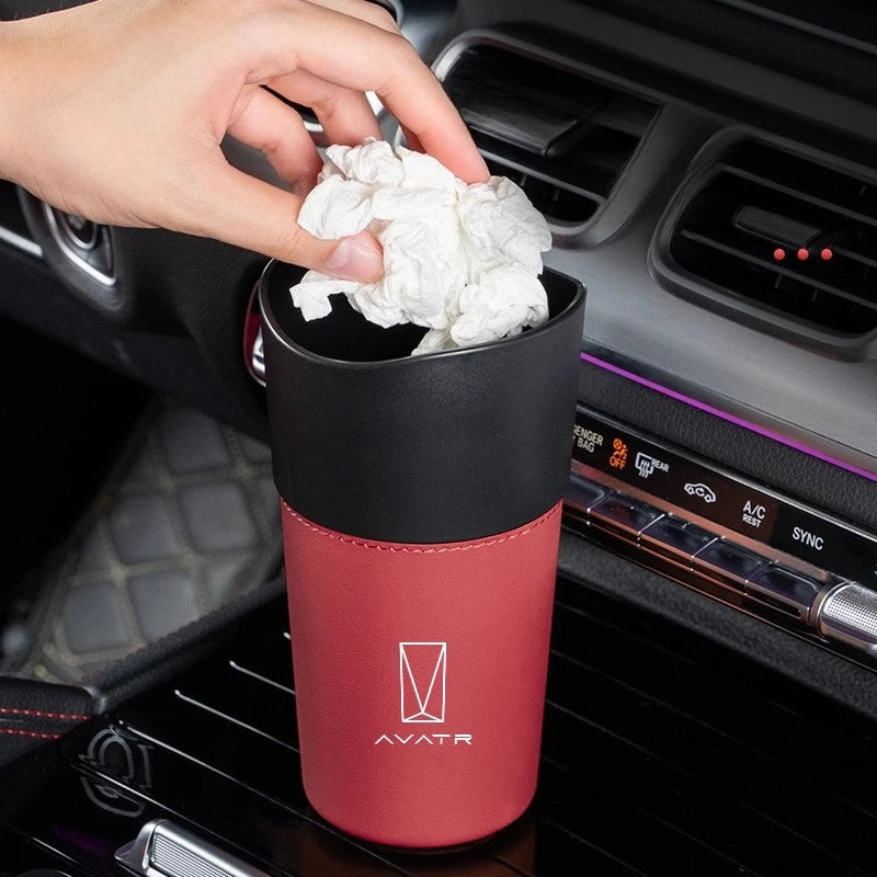 Universal Car Cup Holder Trash Can