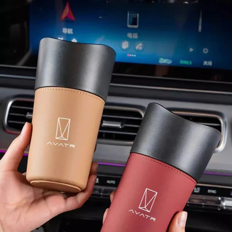 Universal Car Cup Holder Trash Can