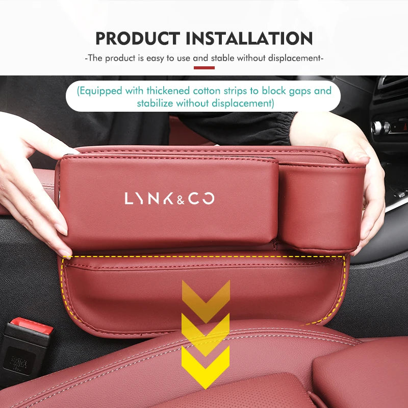 Lynk & Co — Seat Gap Multifunctional Storage Box & Cup Holder (01 / 02 / 03 / 04 / 05 / 06 / 07 / 08 / 09)