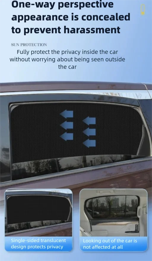 SunShade For WEY 03  2026 Curtains Window UV Protection Magnetic Visor Auto Parts Accessories