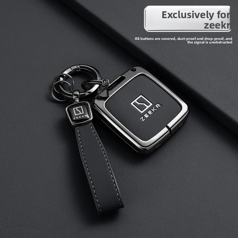 Zeekr 001 / 007 / 009 / X — Zinc Alloy Key Fob & Smart Card Protective Case | 12 Styles