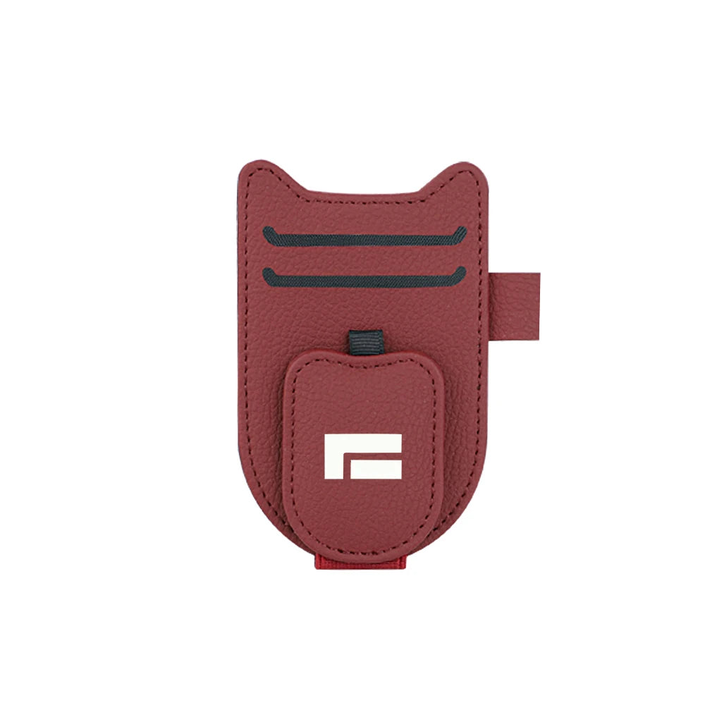 ROX ADAMAS — Leather Visor Sunglasses Clip & Multi-Function Storage Box (2026)
