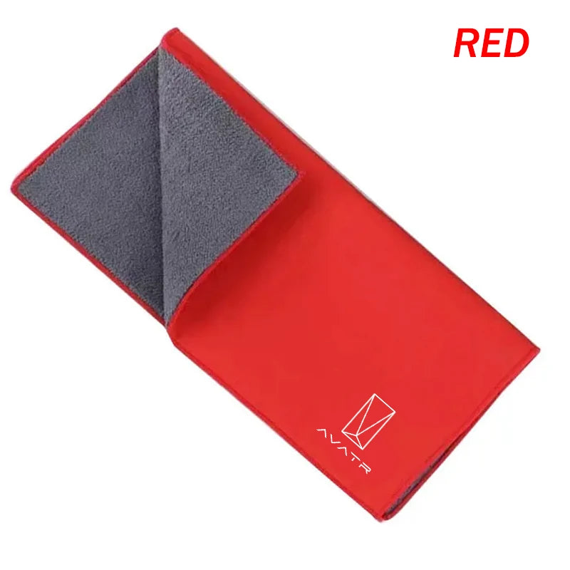 Avatr 07 / 11 / 12 / E16 Max — Double-Sided Suede & Coral Velvet Car Cleaning Towel