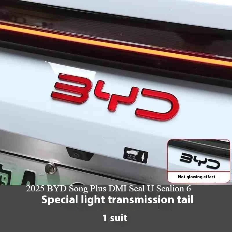 BYD Song Plus DMI / Seal U / Sealion 6 — Black Warrior Front & Rear Emblem Badge Cover