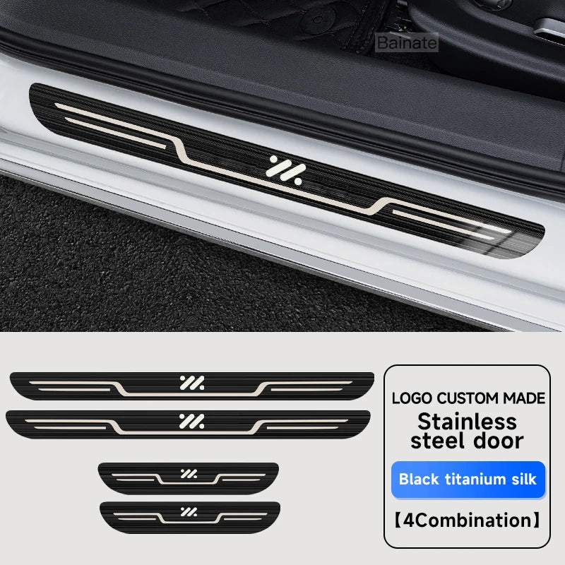 Universal Car Door Sill Protector Plates