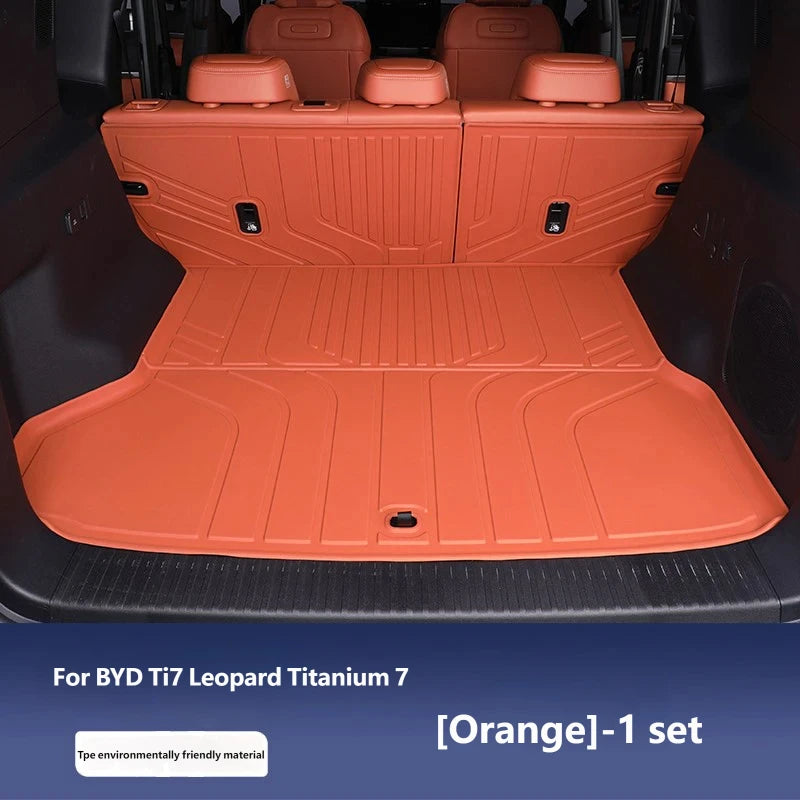 BYD Leopard Ti7 / Titanium 7 — Upgraded Pro+ TPE Full-Coverage Boot Mat & Cargo Tray (2025–2026)