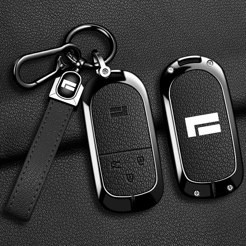 ROX ADAMAS — Zinc Alloy 3-Button Smart Key Fob Case & Keychain (2023–2026)