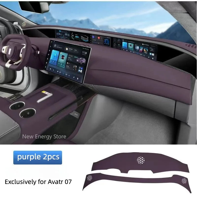 Avatr 07 — Leather Dashboard Sunshade & Heat Insulation Pad (2024–2026)