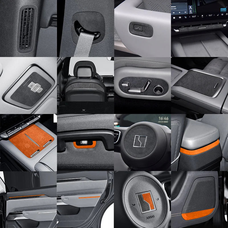 Zeekr 7X — Premium Suede Interior Trim Decal & Wrap Kit