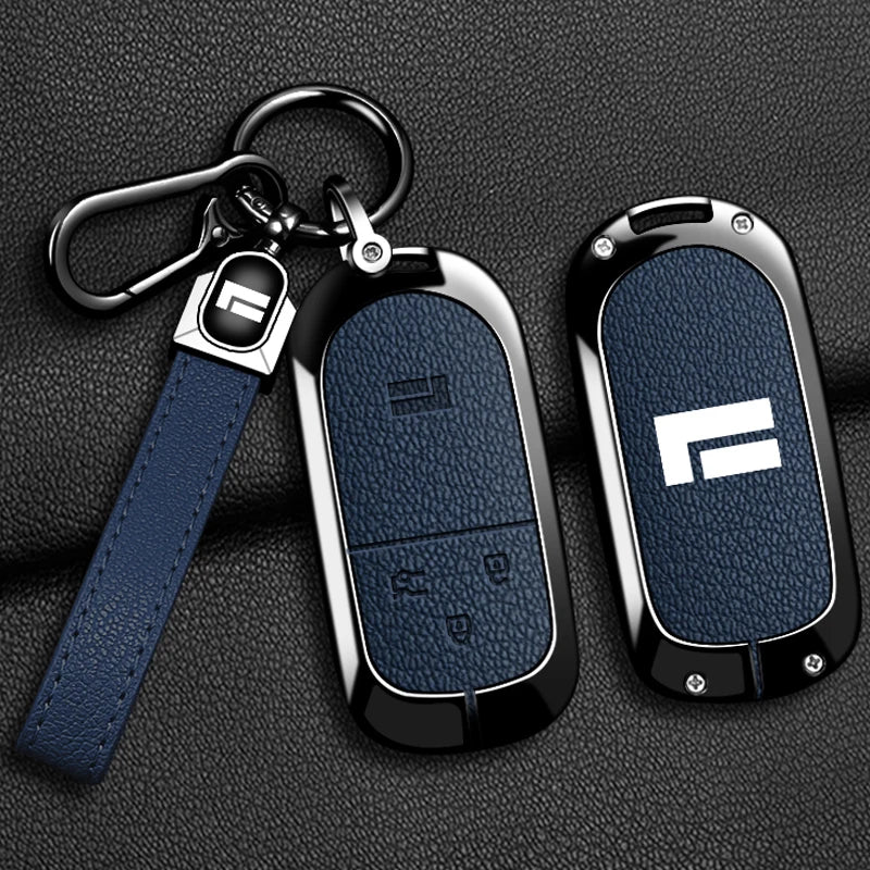 ROX ADAMAS — Zinc Alloy 3-Button Smart Key Fob Case & Keychain (2023–2026)