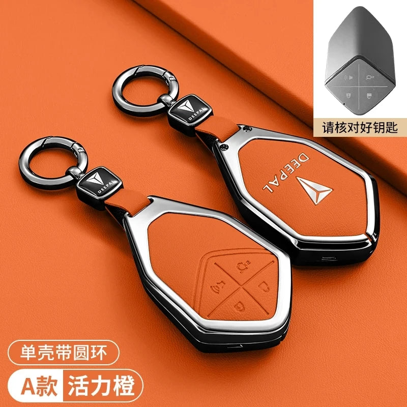 DEEPAL S05 / S07 / S7 / SL03 / G318 — Galvanised Alloy Smart Key Fob Case & Keychain (2024–2025)