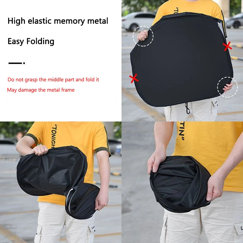 Car Windshield Sunshade Foldable Sun Visor Cover Front Window Sun Shade Protector For Jetour Traveler T2 Shanhai T1 2023-2025