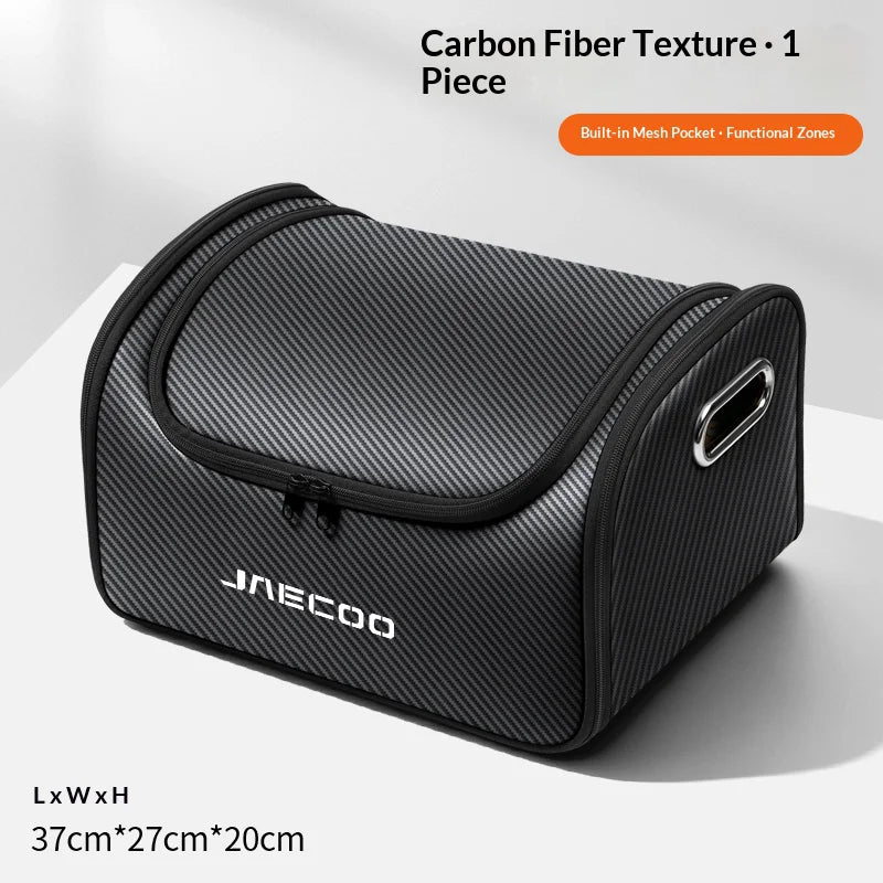 Jaecoo J5 EV / J6 / J7 PHEV / J8 — Boot & Seat Storage Organiser Bag with Built-In Pocket