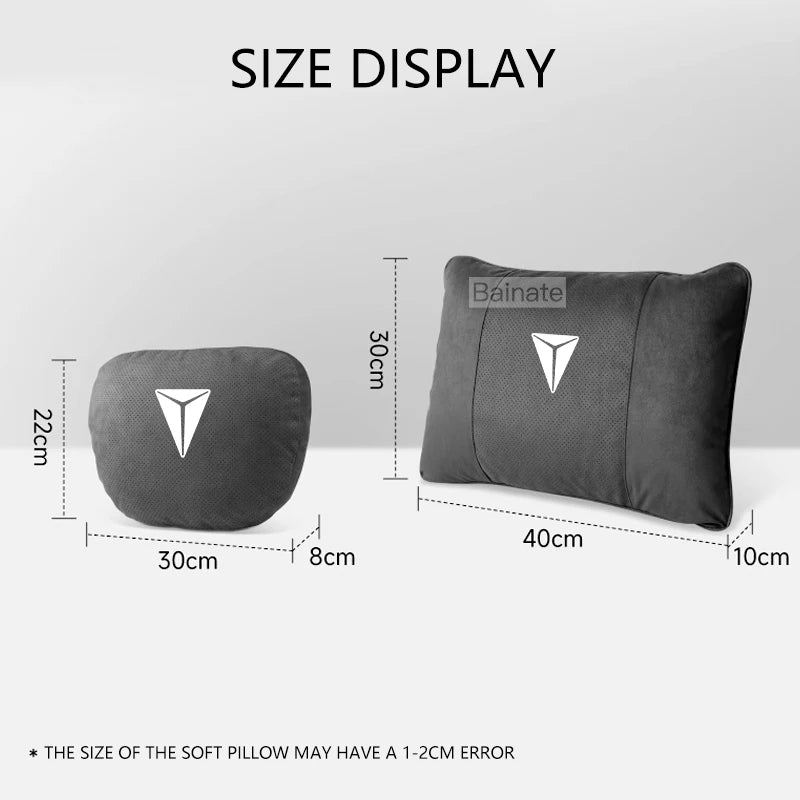 DEEPAL S05 / S07 / S7 / SL03 / G318 — Artificial Leather Neck Headrest & Lumbar Support Cushion Se