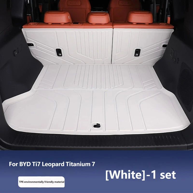 BYD Leopard Ti7 / Titanium 7 — Upgraded Pro+ TPE Full-Coverage Boot Mat & Cargo Tray (2025–2026)