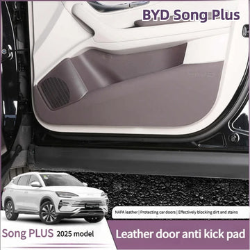 BYD Song Plus DMI / Seal U / Sealion 6 — Leather Anti-Kick Door Panel Protector (2021–2025)