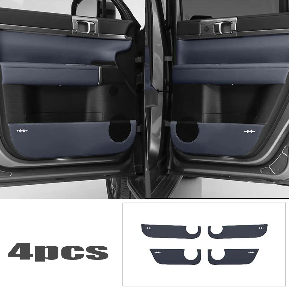 BYD Equation / Leopard / Titanium 7 — Leather Door Anti-Kick Pad Set (2025–2026)