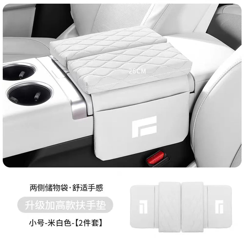ROX ADAMAS — Double Door Armrest Box Height-Raising Pad & Storage Bag (2026)