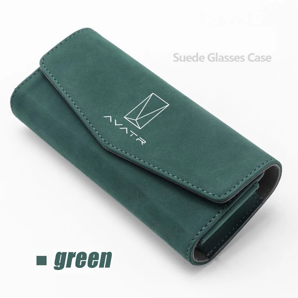 Universal Suede Car Visor Glasses Holder