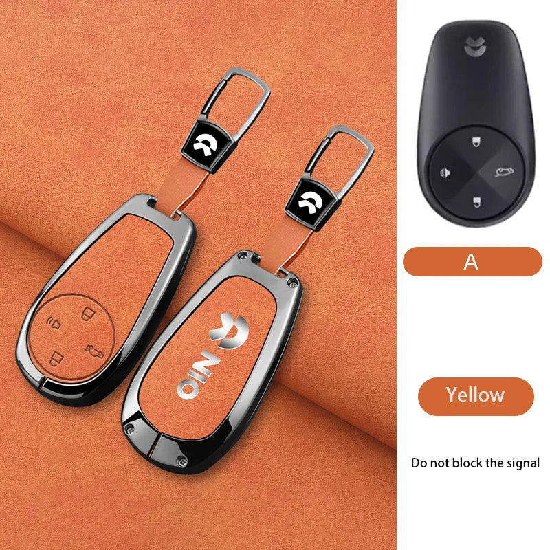 NIO  — Zinc Alloy Key Fob Case & Keychain Cover